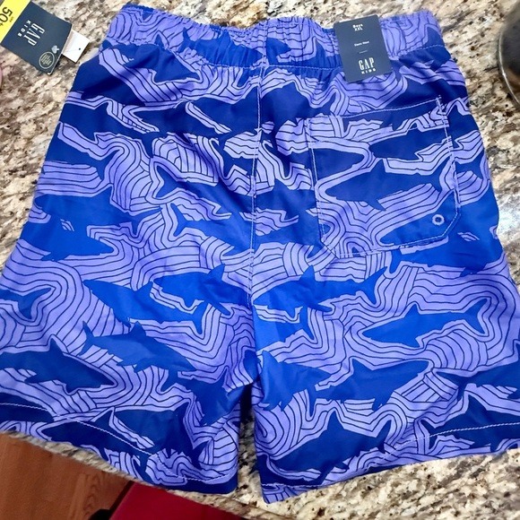 GAP Kids Boys XXL Blue Patterned Shorts - Picture 2 of 3